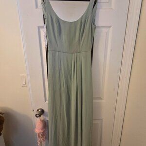 Davids bridal dusty sage dress